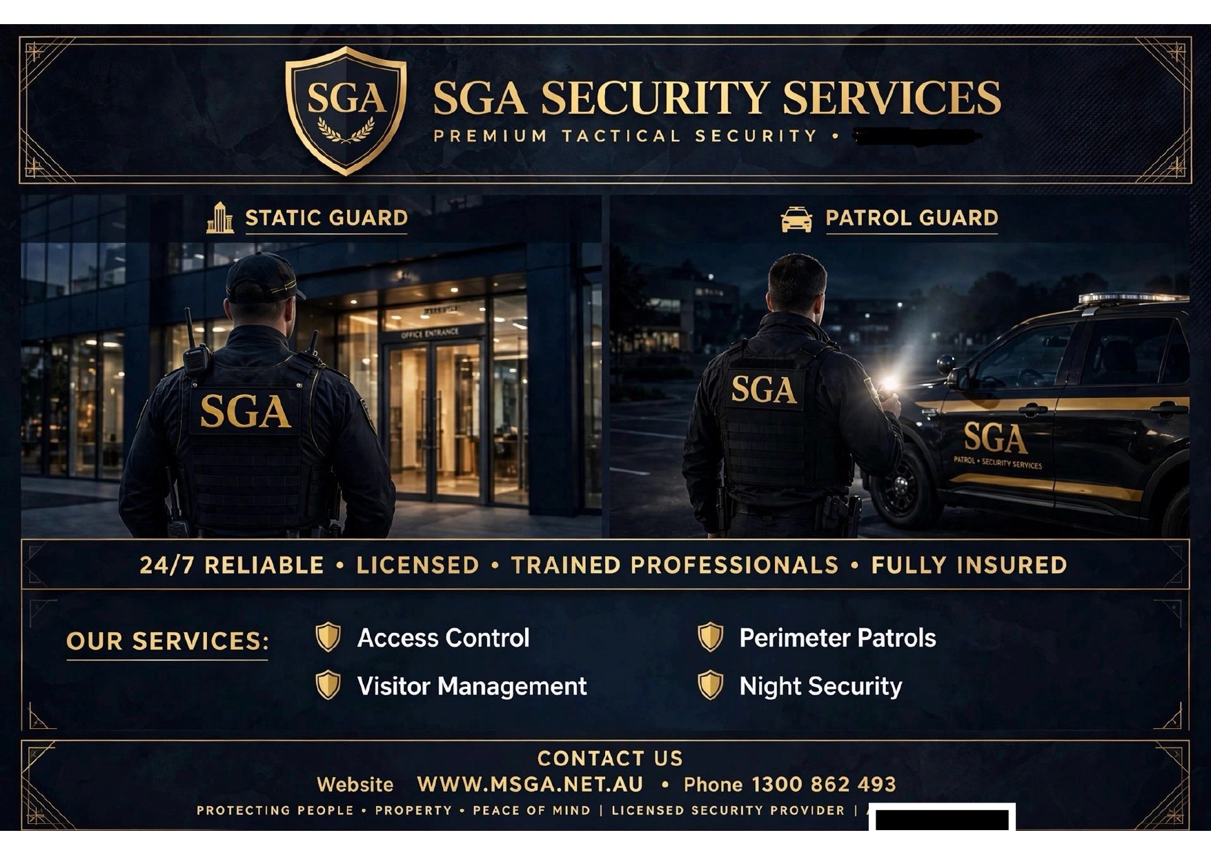 Static guard services